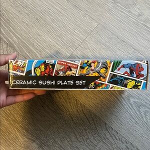 Superhero Ceramic Sushi Plate Set